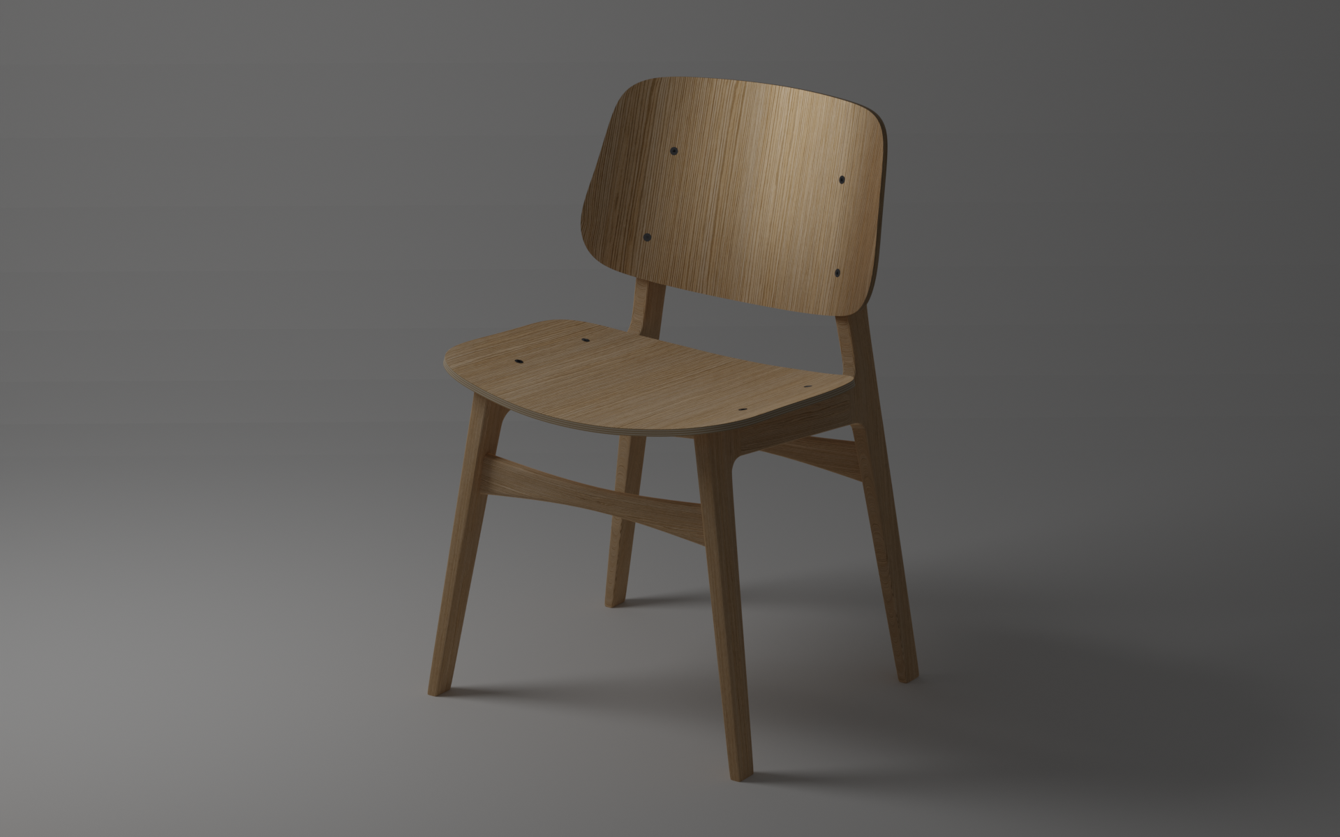 blender - Søborg Chair - In progress