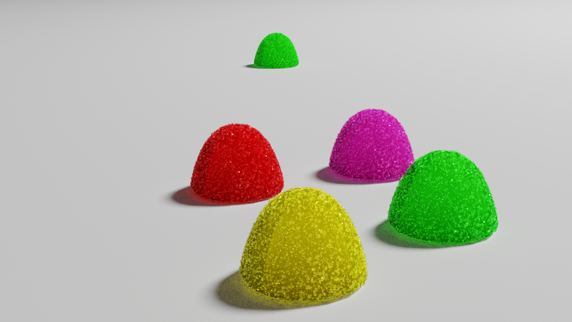 blender - Gumdrops - Geometry Nodes