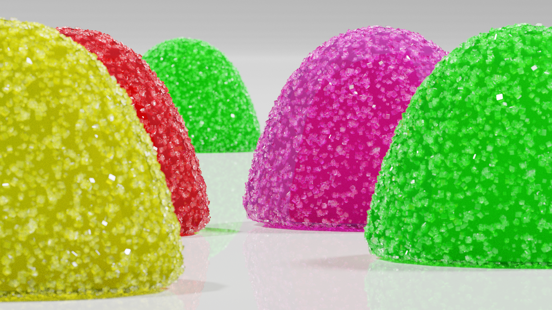 blender - Gumdrops - Geometry Nodes