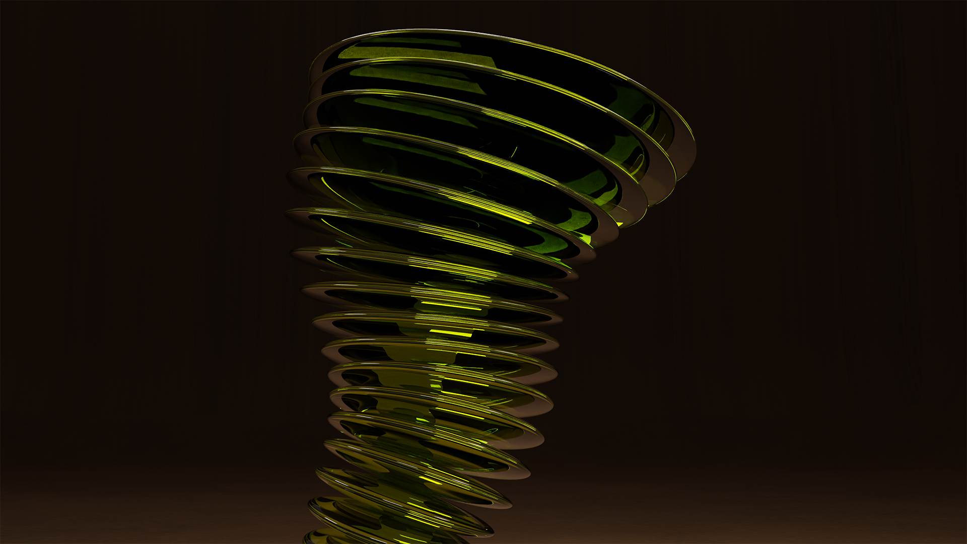 blender - Green Glass Lens (study)