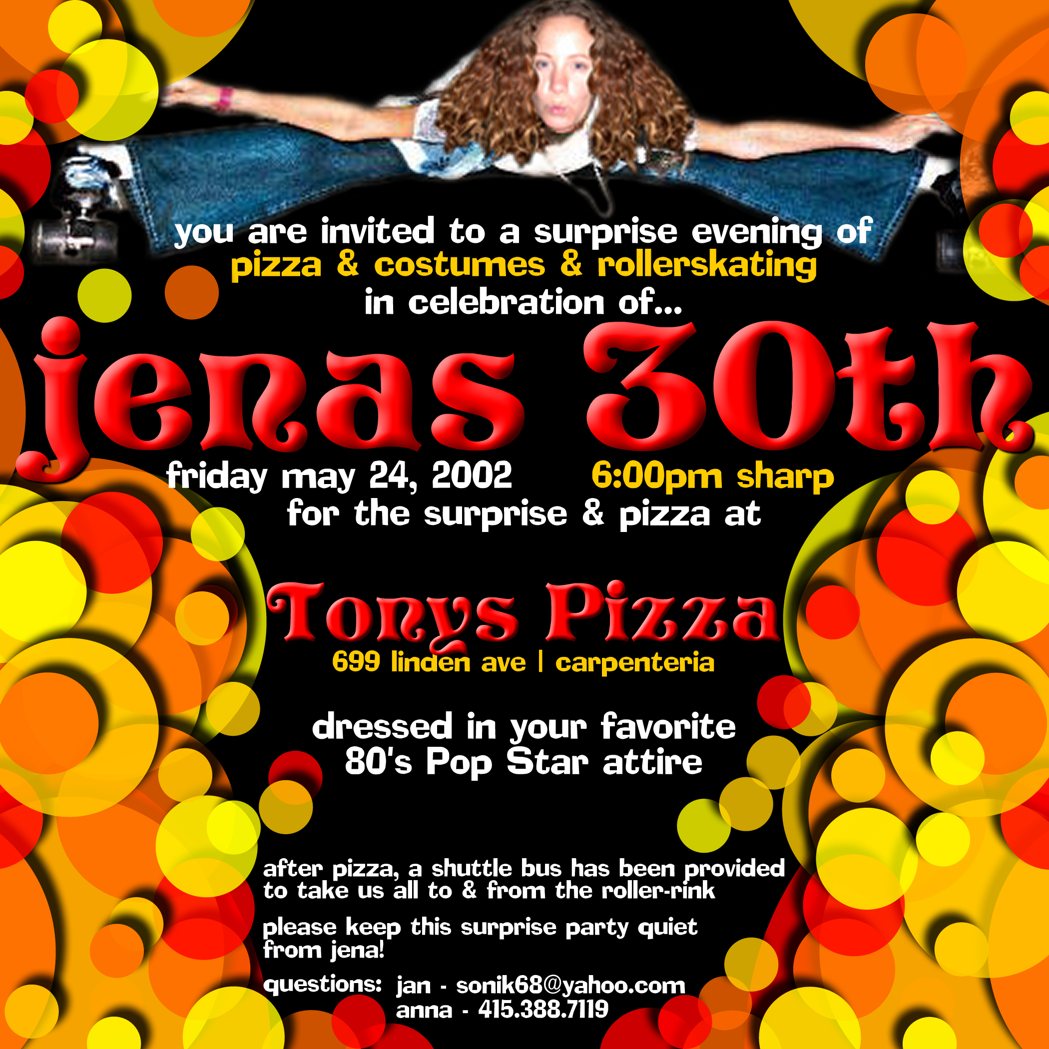 birthday party flyer