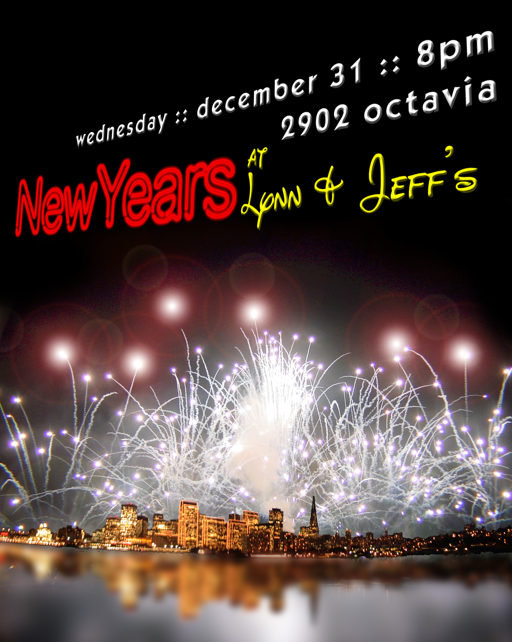 new years eve party invitation
