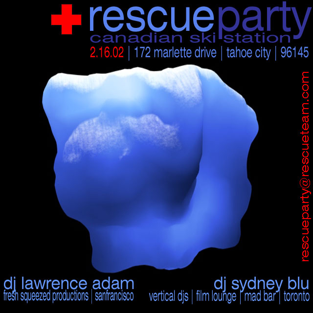 rescue party flyer