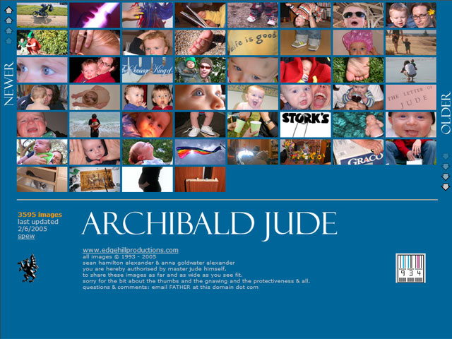 web development (pre-2007) - edgehill productions - client: personal