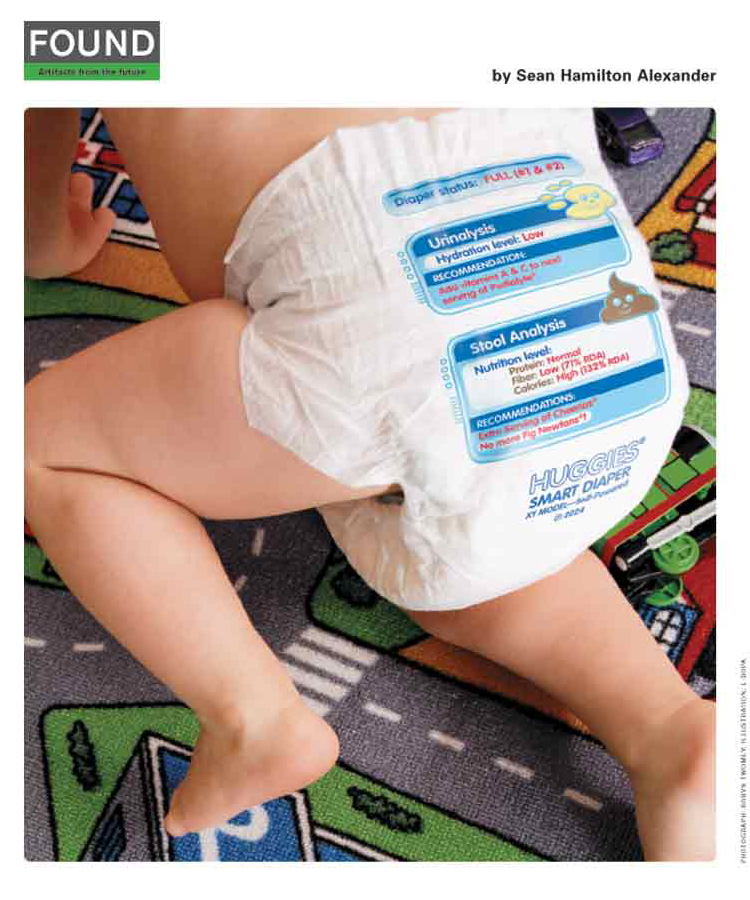 FOUND, Articles from the Future November 2005: Concept: Smart Diaper